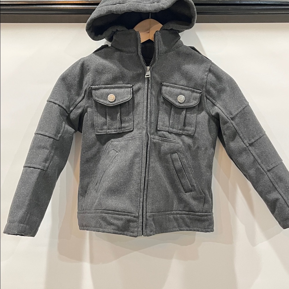 Boys hooded jacket -like new!